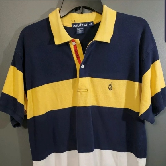 Nautica Other - Vintage Nautica Color Blocking Polo Shirt Size M